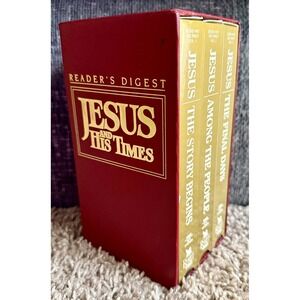 Reader's Digest Jesus and His Times VHS Set 3-Tape Excellent 1991